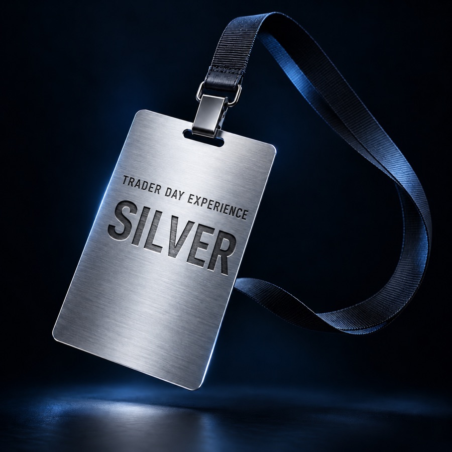 Crachá do ingresso Silver do Trader Day Experience